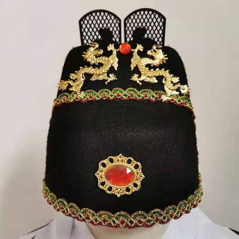 明朝宋朝包公官帽乌纱帽展昭武侠帽皇帝大臣古代道具状元帽COS帽_虎窝淘