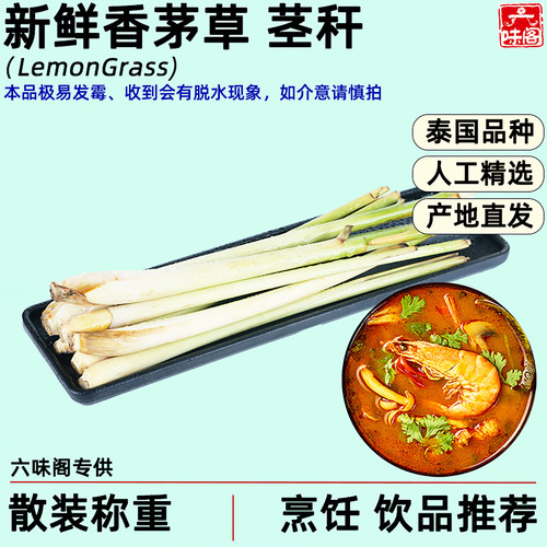 新鲜香茅草茎秆部分散装精选实惠