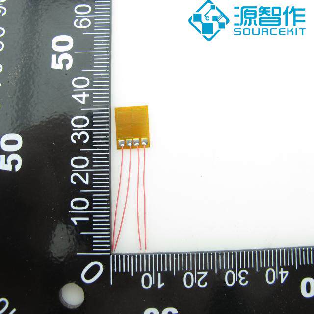 全桥高精度 应变片350欧 桥式应变片 自带温补 带线10.2 8.5毫米