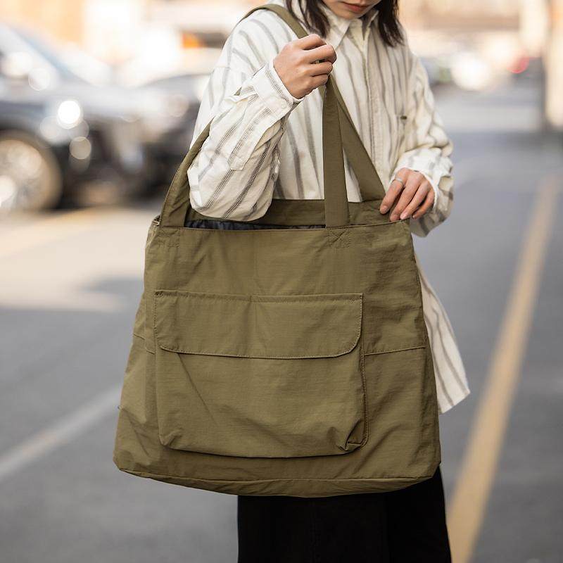 贰狸原创简约单肩托特包 防泼水轻便手提大容量收纳学生通勤包包,箱包皮具/热销女包/男包,时尚帆布包,淘宝优惠券,粉丝福利购,淘宝优惠卷