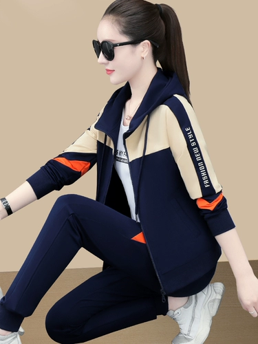 Спортивный костюм, модный кардиган для матери, весенняя толстовка для отдыха, комплект, городской стиль, 3 предмета