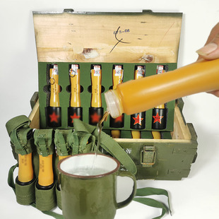 收藏酒67式手榴酒弹袋背包45度粮食酒拉环木柄抖音同款炸雷酒