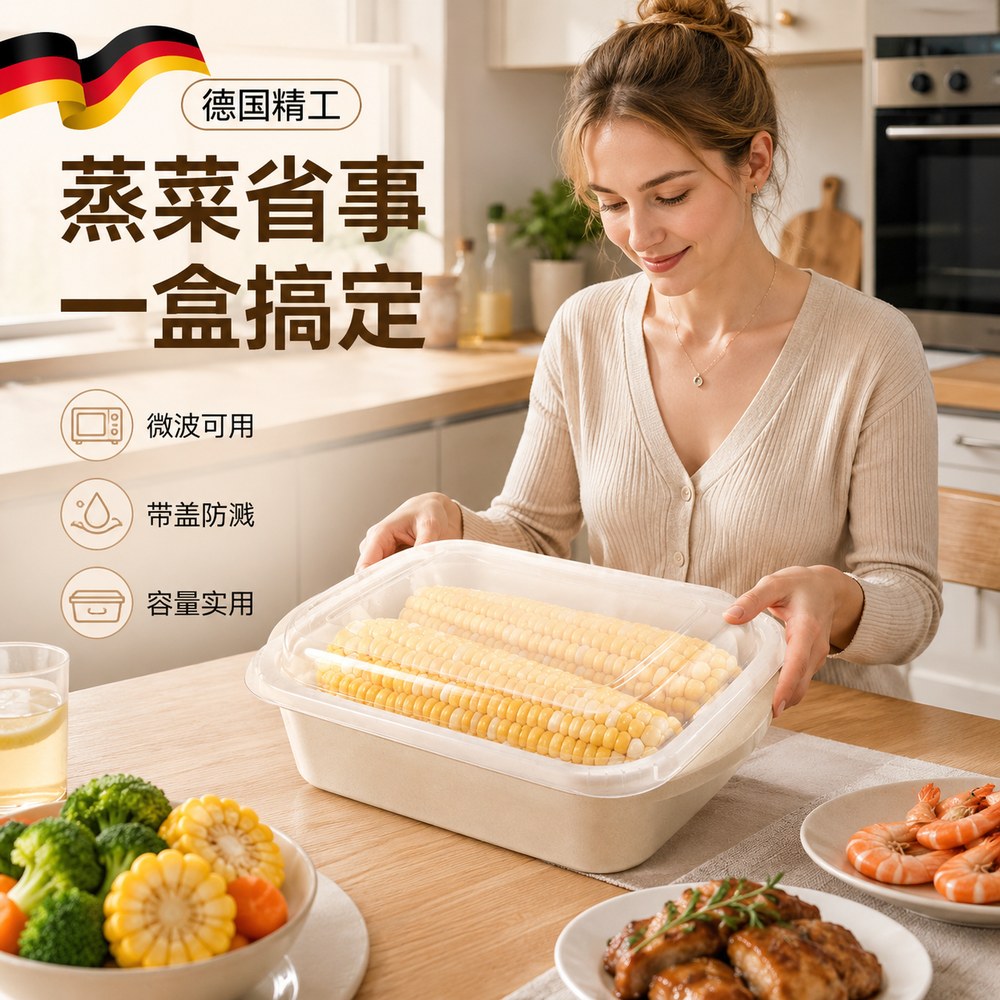 日本进口微波炉专用蒸菜