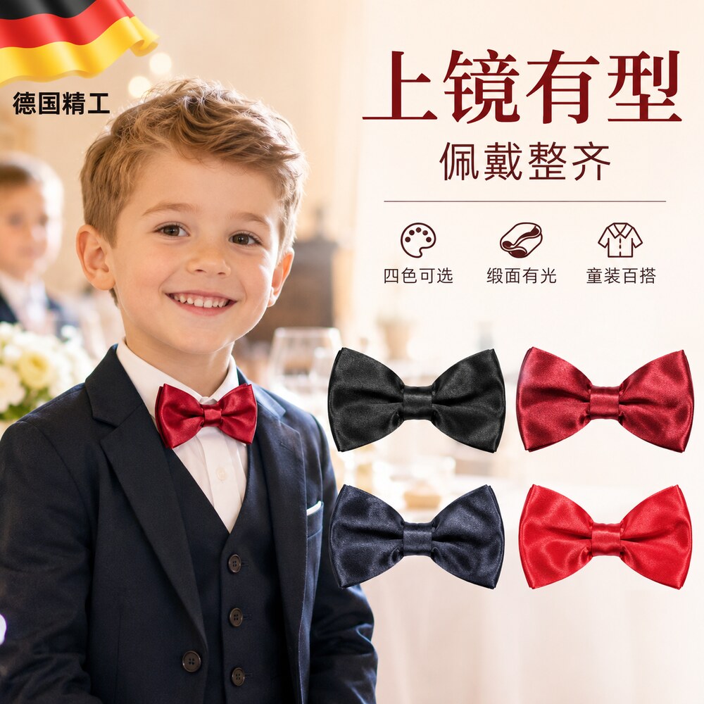 儿童领结小学生演出蝴蝶