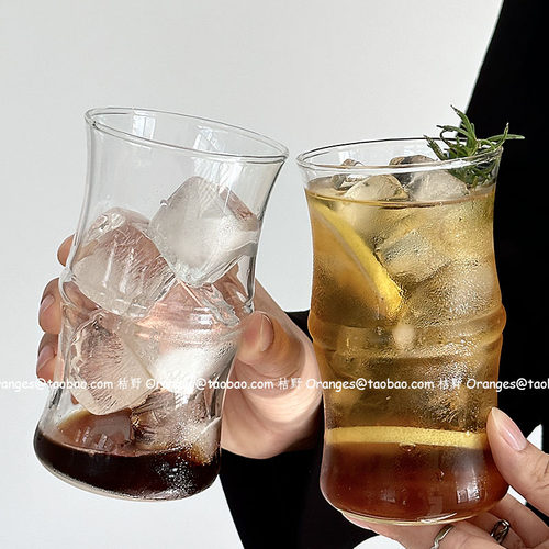 咖啡店用耐高温水杯冰美式咖啡杯