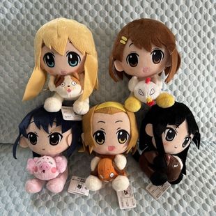 日版 轻音少女 毛绒公仔玩偶 平泽唯 中野梓 秋山澪 动漫周边正版