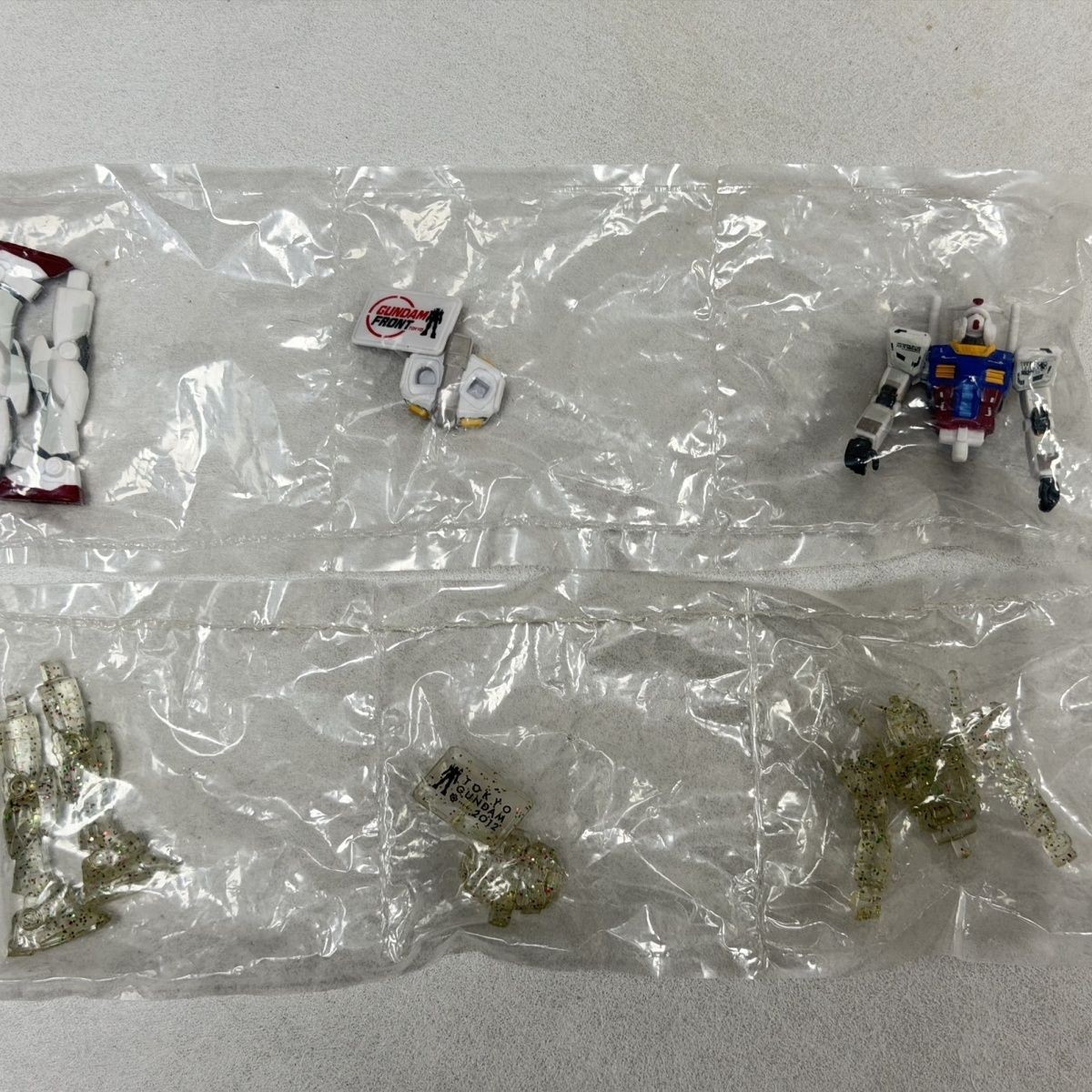 日版万代元祖RX78东京台场限定高达扭蛋摆件R401O