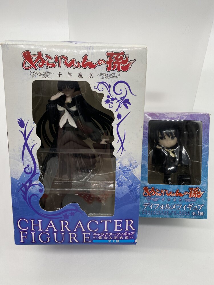 日版 滑头鬼之孙 千年魔京 羽衣狐 雪女 手办景品 盒蛋 现货 动漫