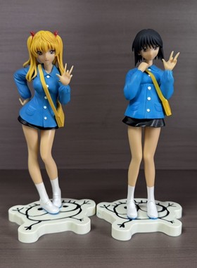 正版官谷校园迷糊大王喧嚣学院手办景品模型泽近爱理冢本八云周边