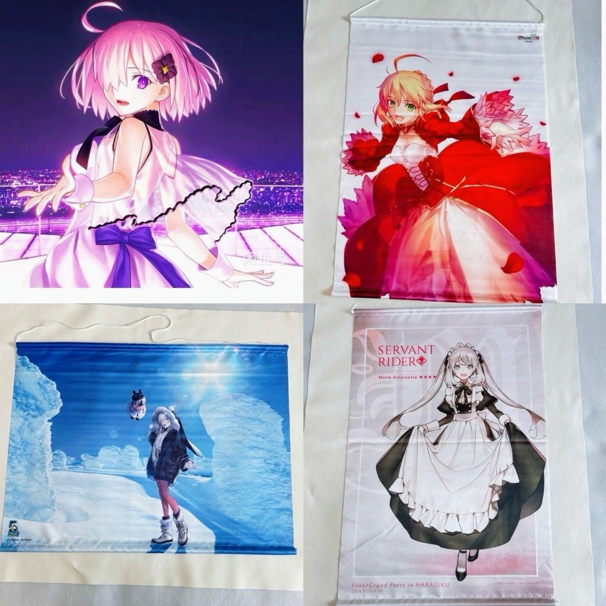 正版官谷Fate系列fgo挂画海报saber皇女玛丽玛修动漫周边二次元