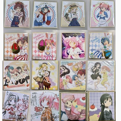 正版日谷魔法少女小圆色纸鹿目圆巴麻美动漫动漫周边二次元便宜