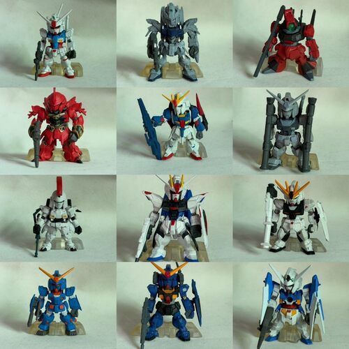 日版万代FW CONVERGE高达强袭自由GP01食玩扭蛋J302E