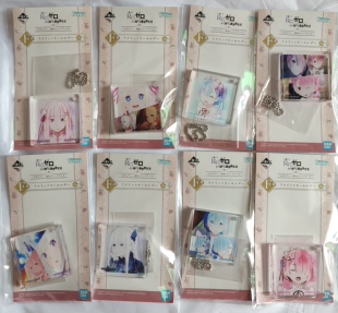 日版 RE:0 从零开始 蕾姆 艾姬多娜 一番赏 动漫周边 挂件 盒蛋