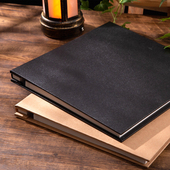 国风毕业情侣闺蜜相册diy手工牛皮纸纪念册 中式 牛皮纸相册 粘贴式