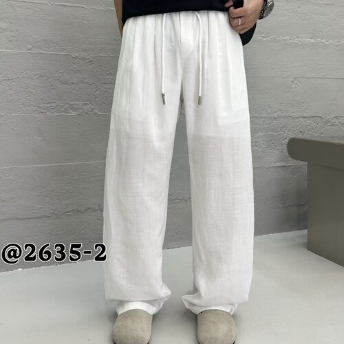 【天丝亚麻】直筒休闲裤男