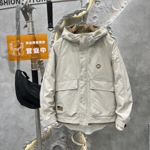 拼色夹克外套男士春秋季新款2024潮牌休闲长袖上衣户外工装冲锋衣