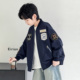 男童春秋外套棒球服时髦儿童春装 中大童机车衣服帅炸 休闲夹克开衫