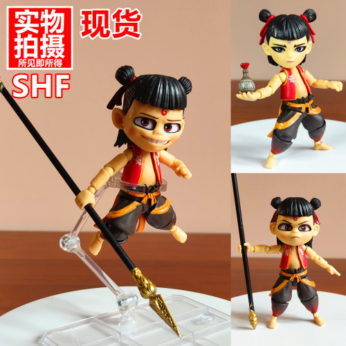 shf哪吒之魔童闹海2降世可动SHF动画漫手办雕像模型摆件玩具