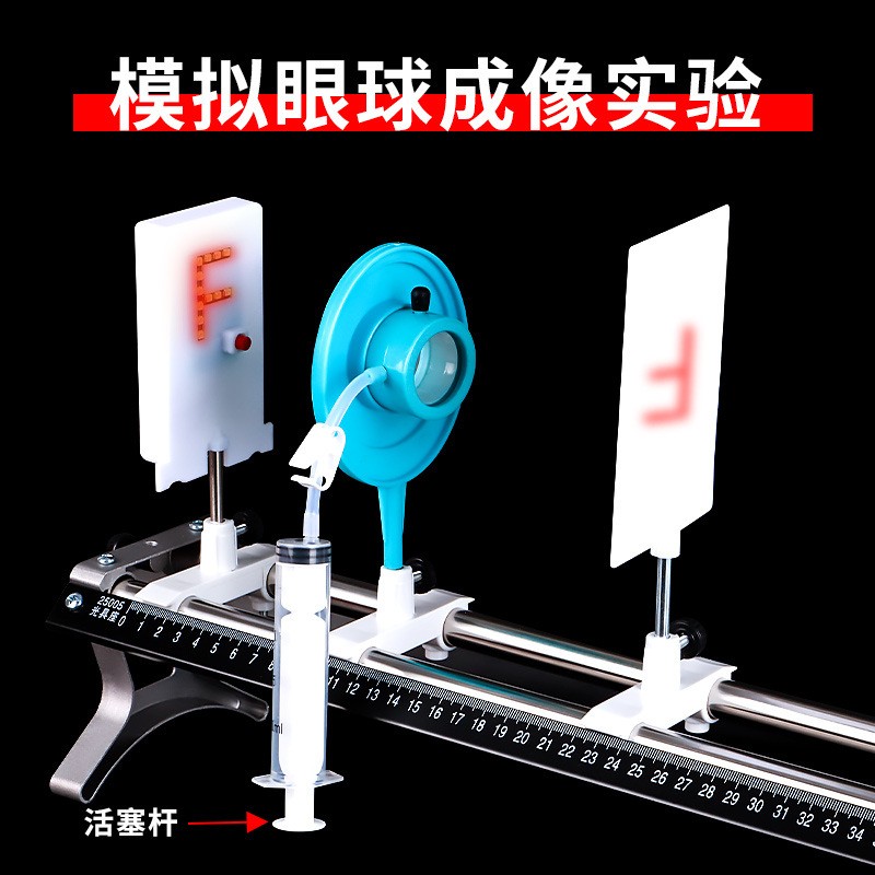 水透镜实验套装教具变焦凸透镜模拟眼球成像视力矫正近视眼远视眼