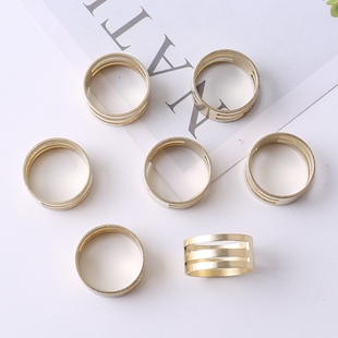 双面耐用 手作开口圈Diy辅助工具 加厚不锈钢开圈戒指 手工戒指圈