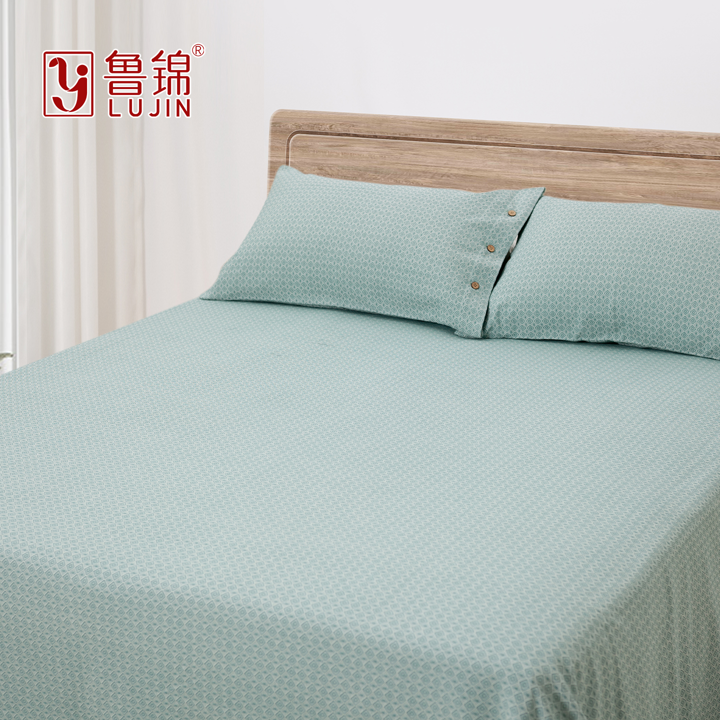鲁锦老粗布床单新款加厚三件套