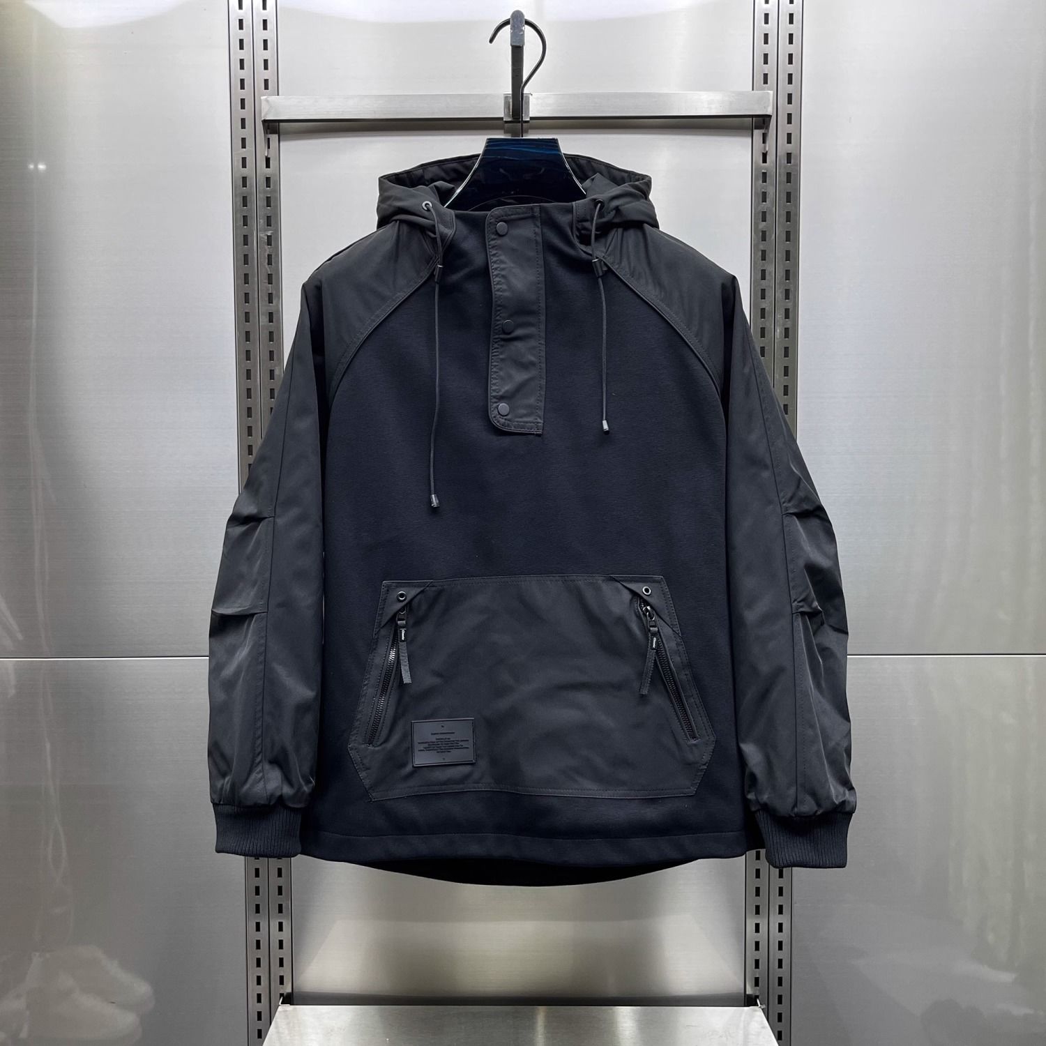 连帽无品牌青春潮流卫衣