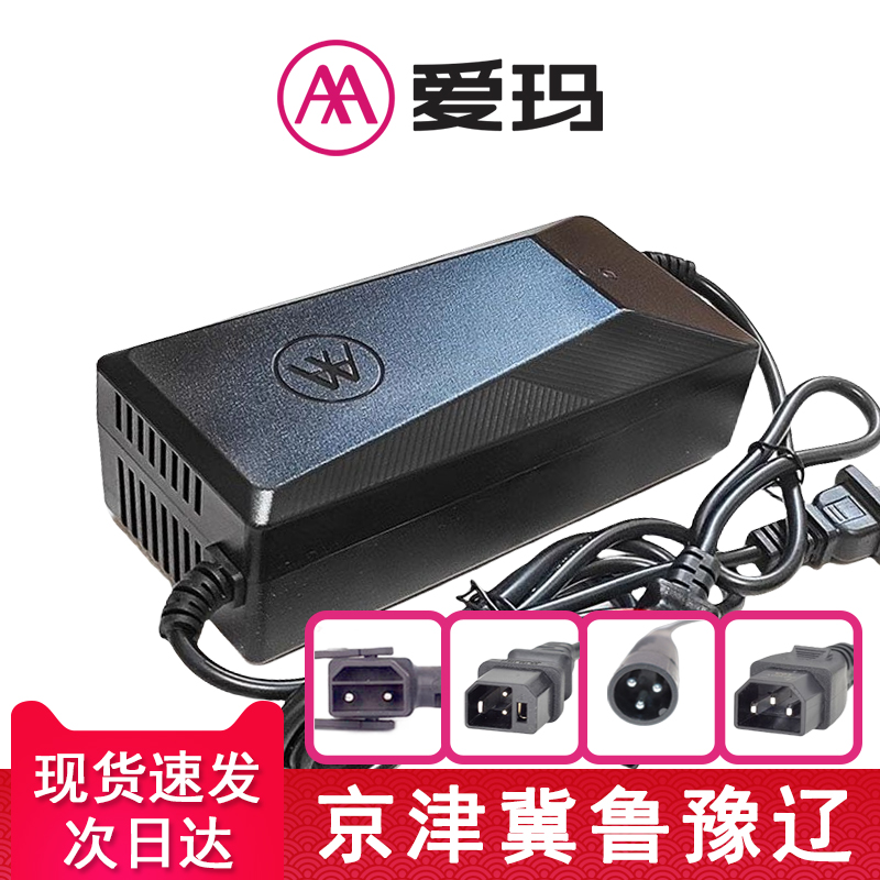 爱玛原装正品铅酸锂电充电器