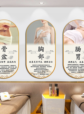 养生馆简约高端装饰画高清画质