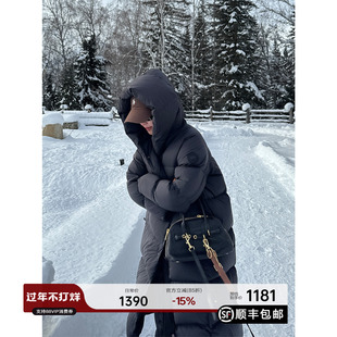 YANGLE_2025年冬季新款鹅绒服女长款高级感超好看保暖羽绒服外套