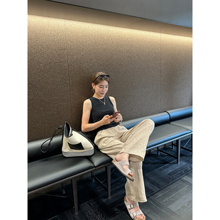 上衣 高弹打底内搭无袖 YANGLE_莫代尔背心女夏外穿2025年新款 薄款