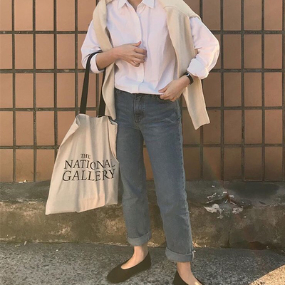 字母英国美术馆印花薄坯单肩包