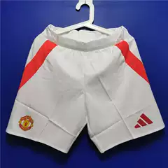 Manchester United 24/25 Home Football Pants Player Version White Iu1399 European Version European Size