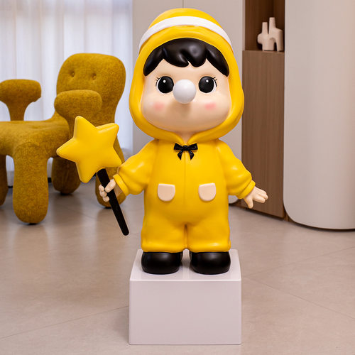 网红星星人客厅落地存钱罐摆件