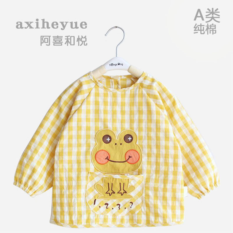 儿童格子纯棉秋冬罩衣反穿衣男孩防水吃饭防脏护衣宝宝透气围兜新,童装/婴儿装/亲子装,反穿衣/罩衣,淘宝优惠券,粉丝福利购,淘宝优惠卷