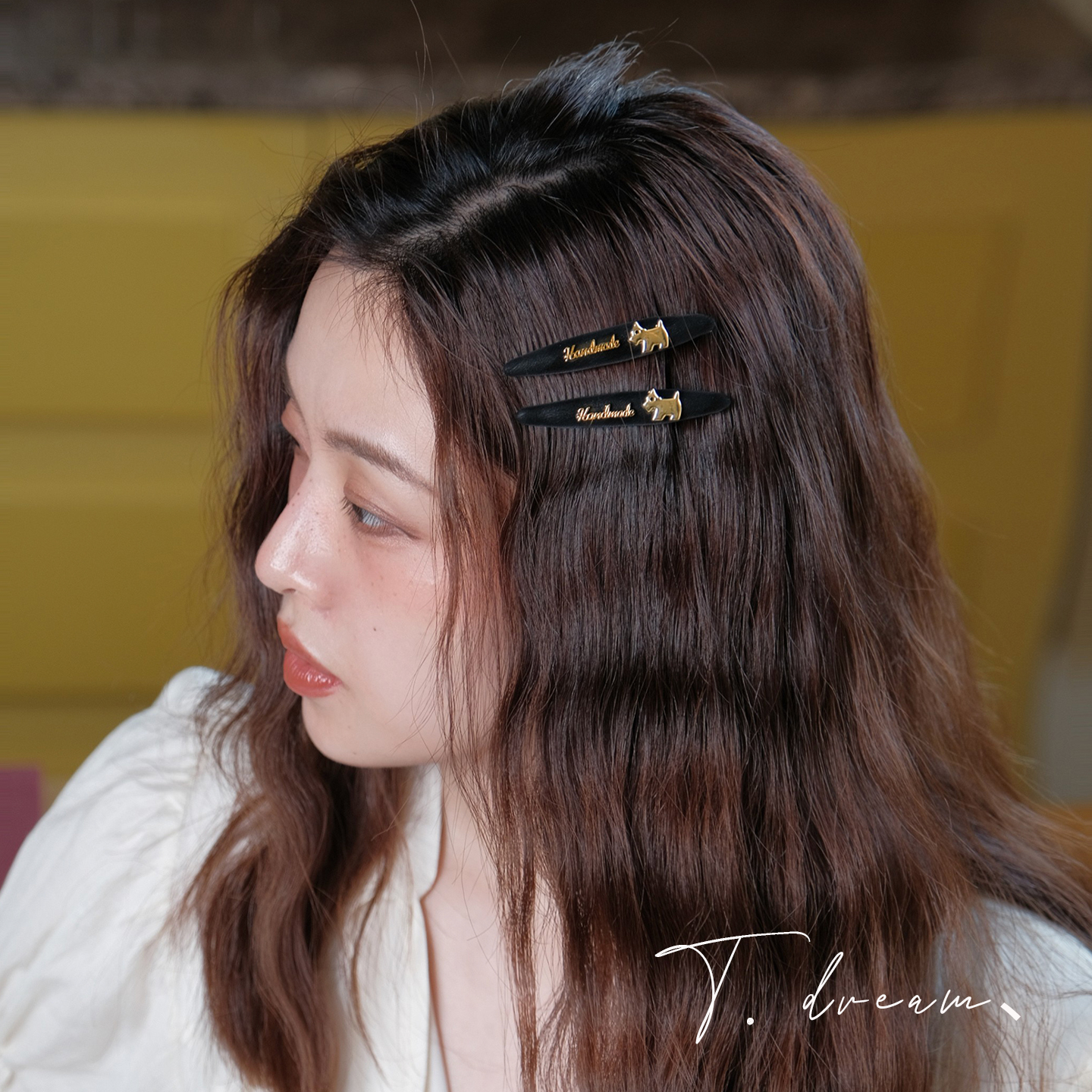 仲夏夜之梦一字小狗字母ins对夹