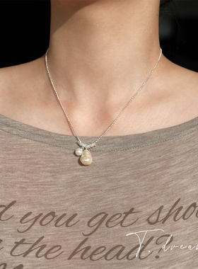 nicedream法式巴洛克珍珠项链