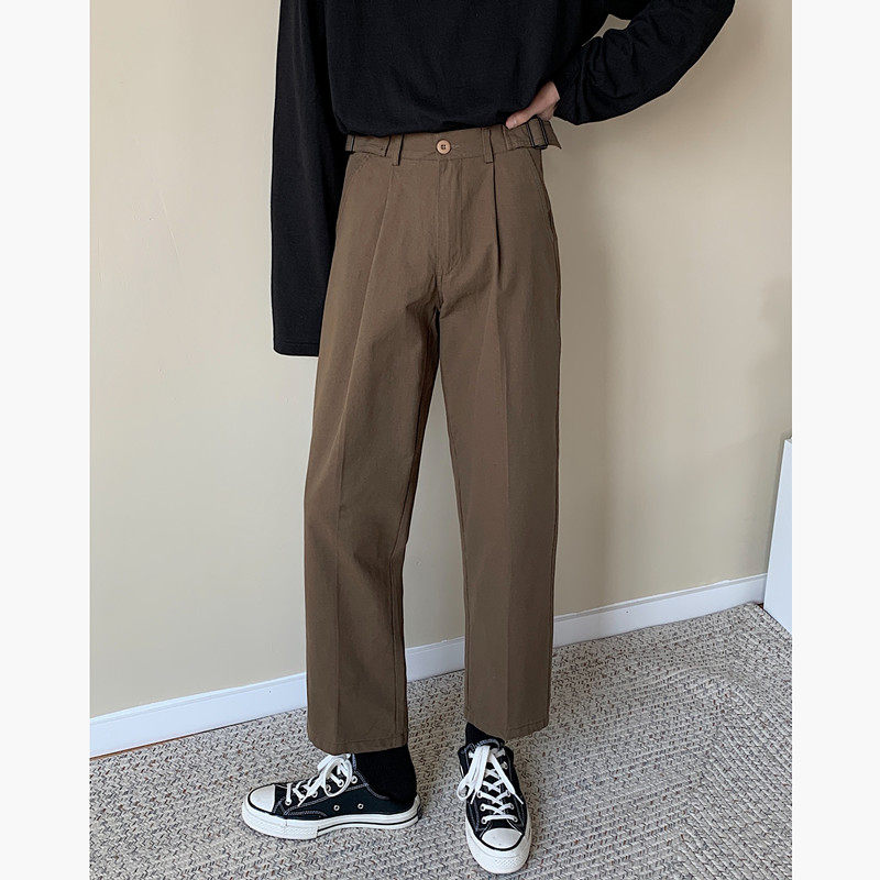 街头时尚纯色垂感大直筒休闲裤男士阔腿裤潮日系气质轻熟风小西裤在类目 服饰配件/皮带/帽子/围巾, 帽子中 - 来自Buy2taobao.com提供专业的淘宝代购服务