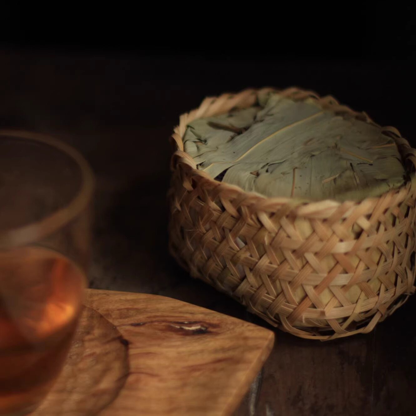 艺岁坊2015年高山生态祁门安茶孙义顺新品老六安黑茶 特贡245g