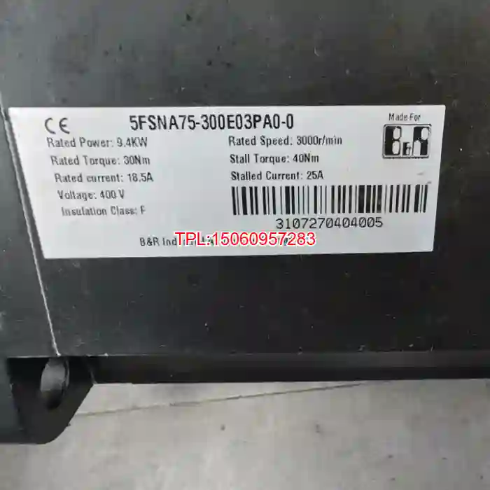 【议价】倍加莱伺服电机 型号5FSNA75-300E03PA