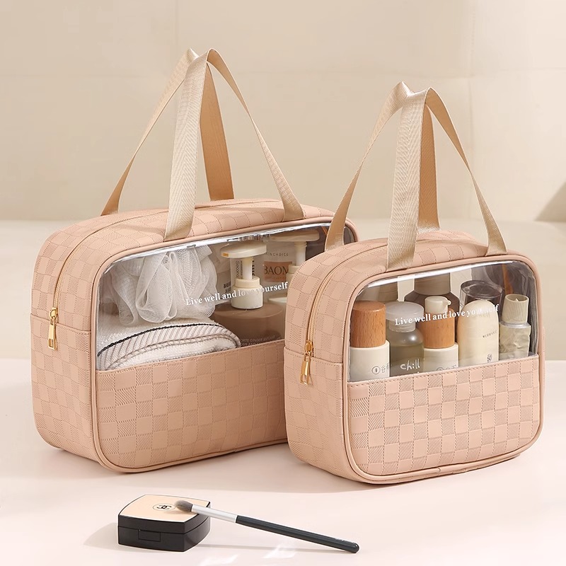 化妆品收纳包防水手提轻奢化妆包大容量耐磨便携外出旅行洗漱包