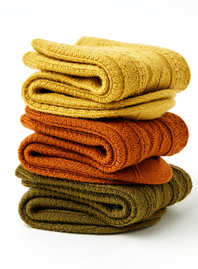 「羊绒+羊毛」秋冬新款儿童袜子女童宝宝中筒保暖加厚A类无骨顺滑