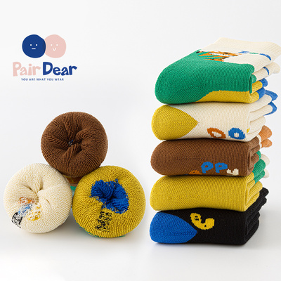 「超厚毛圈」男童秋冬保暖袜子