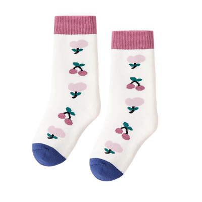 「加美葡萄庄园」秋冬锁温毛圈袜