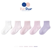 宝宝中筒袜女童夏天袜子短袜无骨 薄款 「纯色网眼款 」儿童袜子夏季