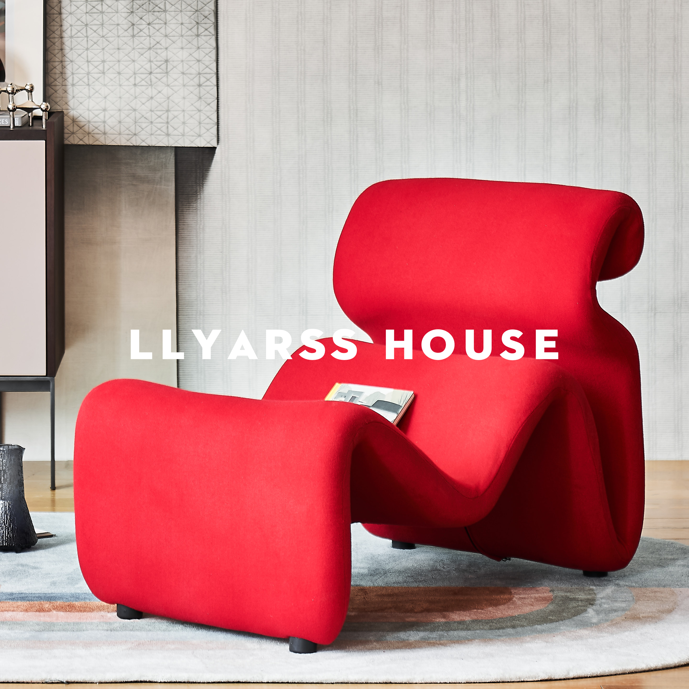 llyarss利亚斯休闲椅涤棉混纺