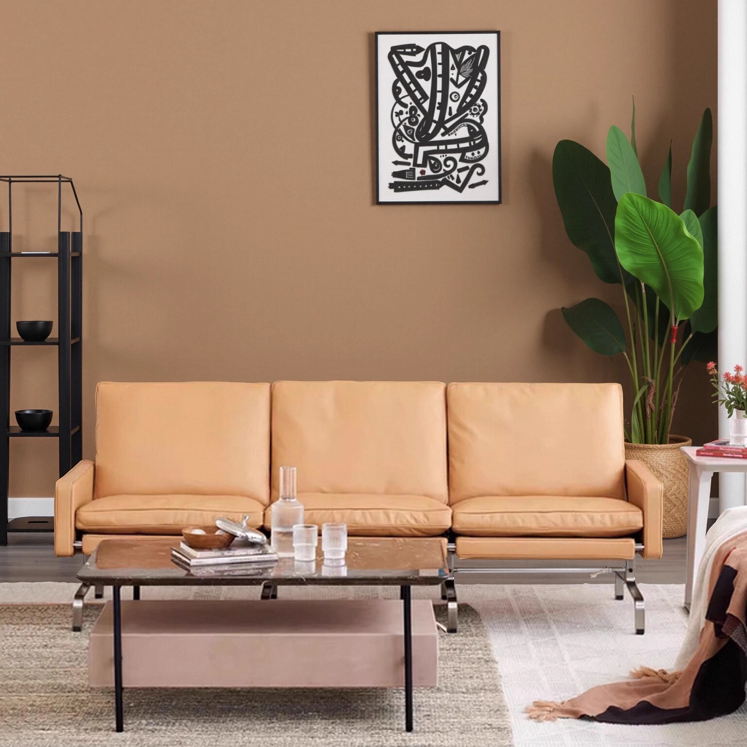 LLYARSS利亚斯皮艺沙发意式极简