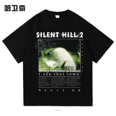 Silent Hill t-shirt寂静岭圆领新款短袖T恤棉质趣味学生男女上衣
