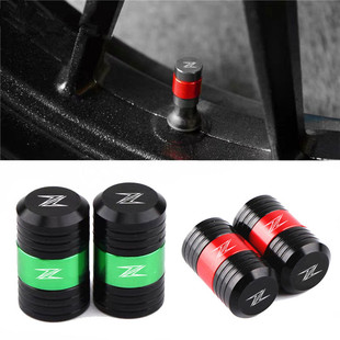 Z800 川崎改装 ZX6R Z650 Z750 CNC轮胎气门芯帽气嘴盖Z900 Z1000
