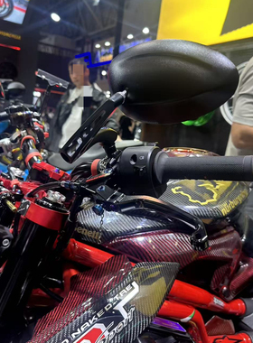 适用杜卡迪821 1200S 街霸V4 797 大魔鬼XDiavel1200 改装后视镜