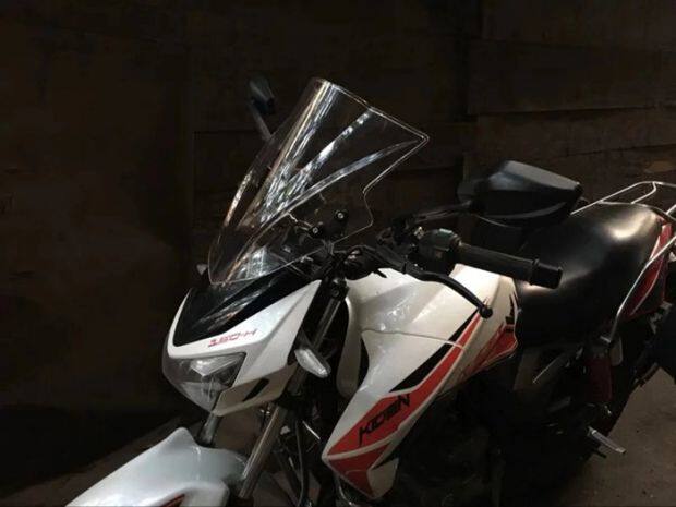 摩托车板宗申Z2 150-76/200-76改装前挡风玻璃PC挡风导流罩风挡